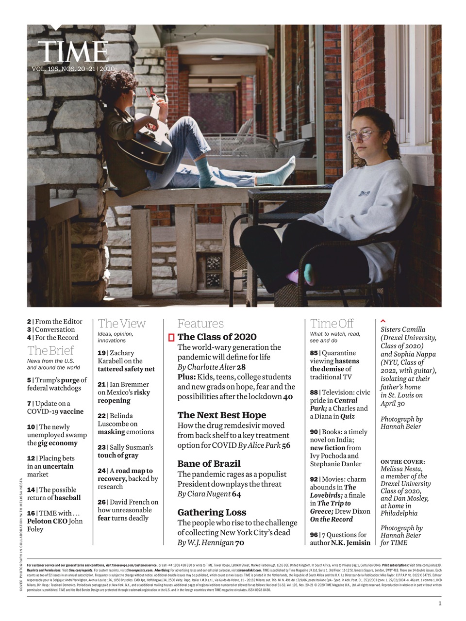 TIME Magazine Europe Preview Pages