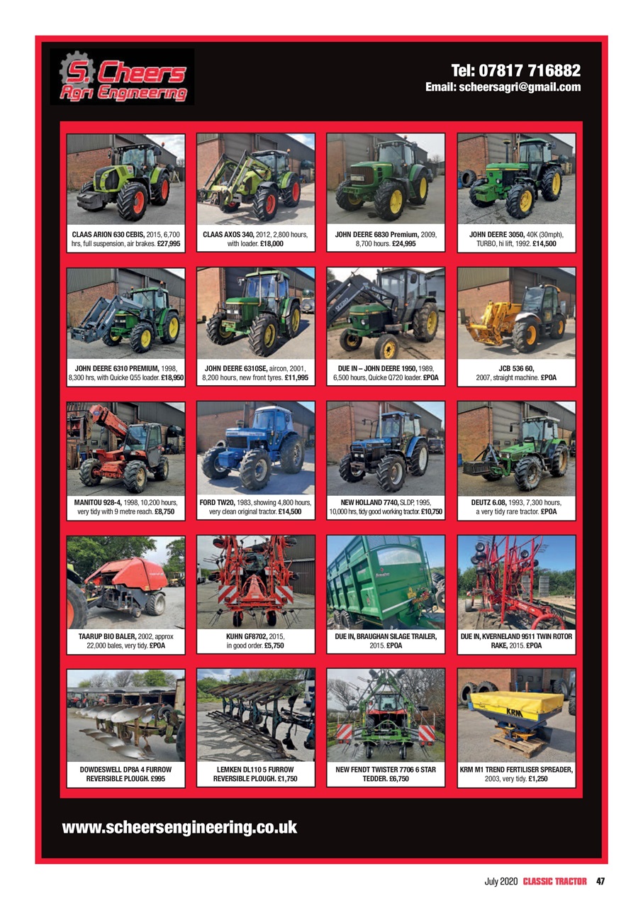 Classic Tractor Preview Pages