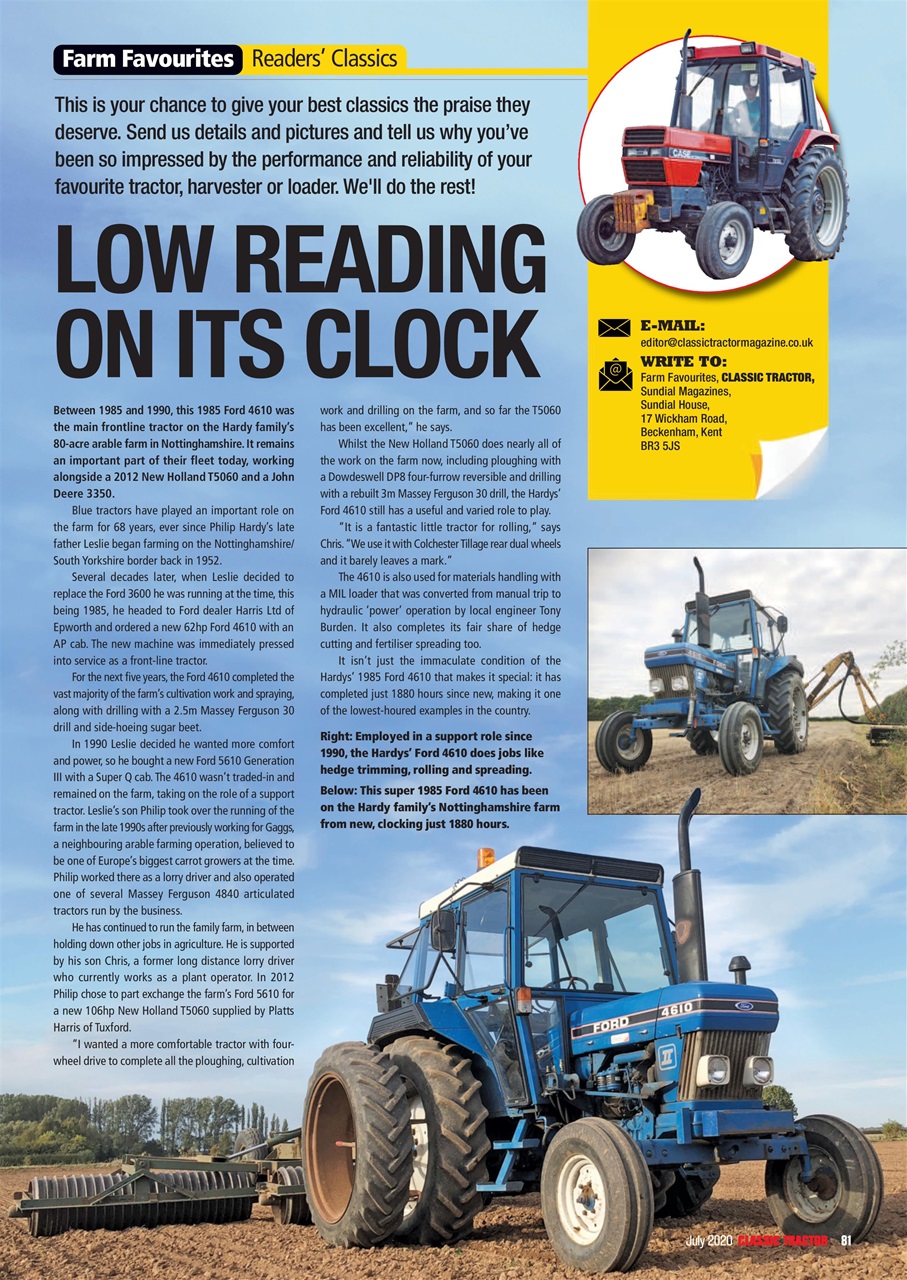 Classic Tractor Preview Pages