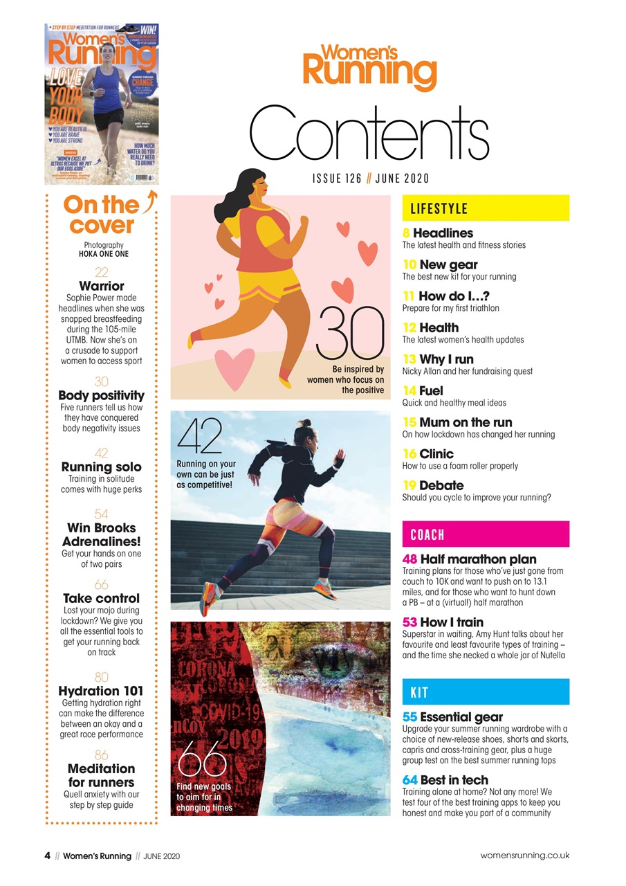 Women’s Running Preview Pages