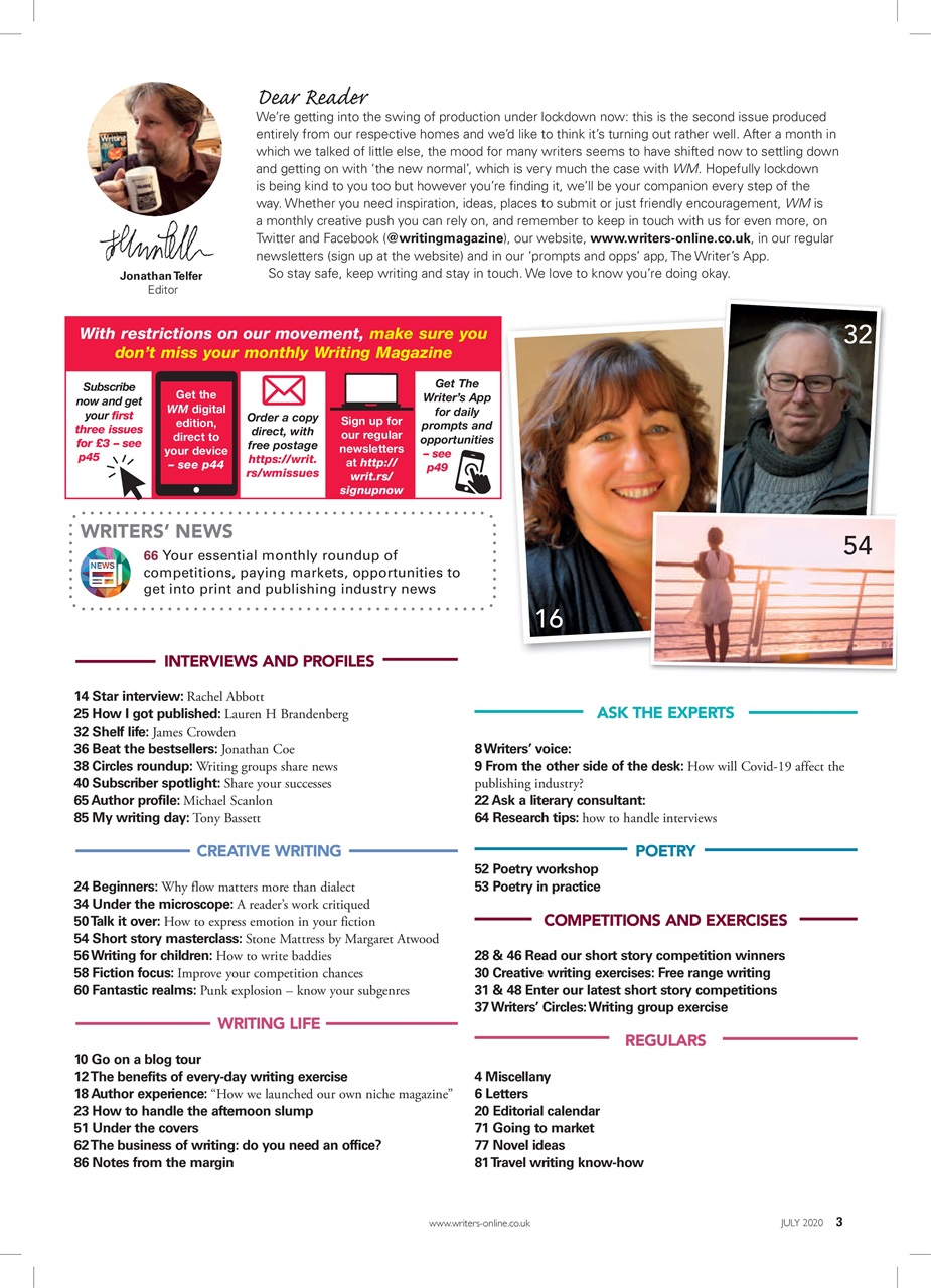 Writing Magazine Preview Pages