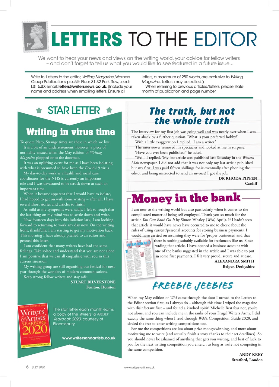 Writing Magazine Preview Pages