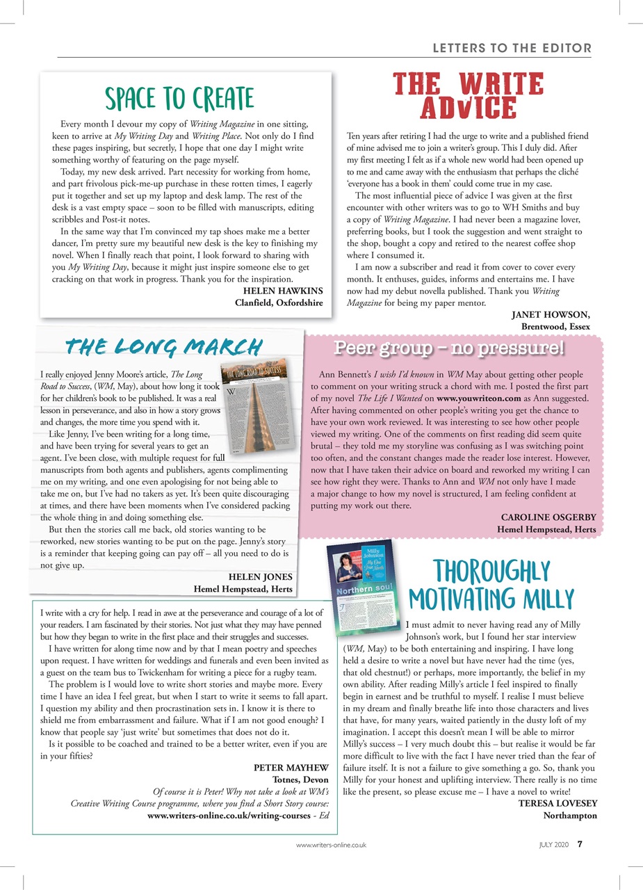 Writing Magazine Preview Pages
