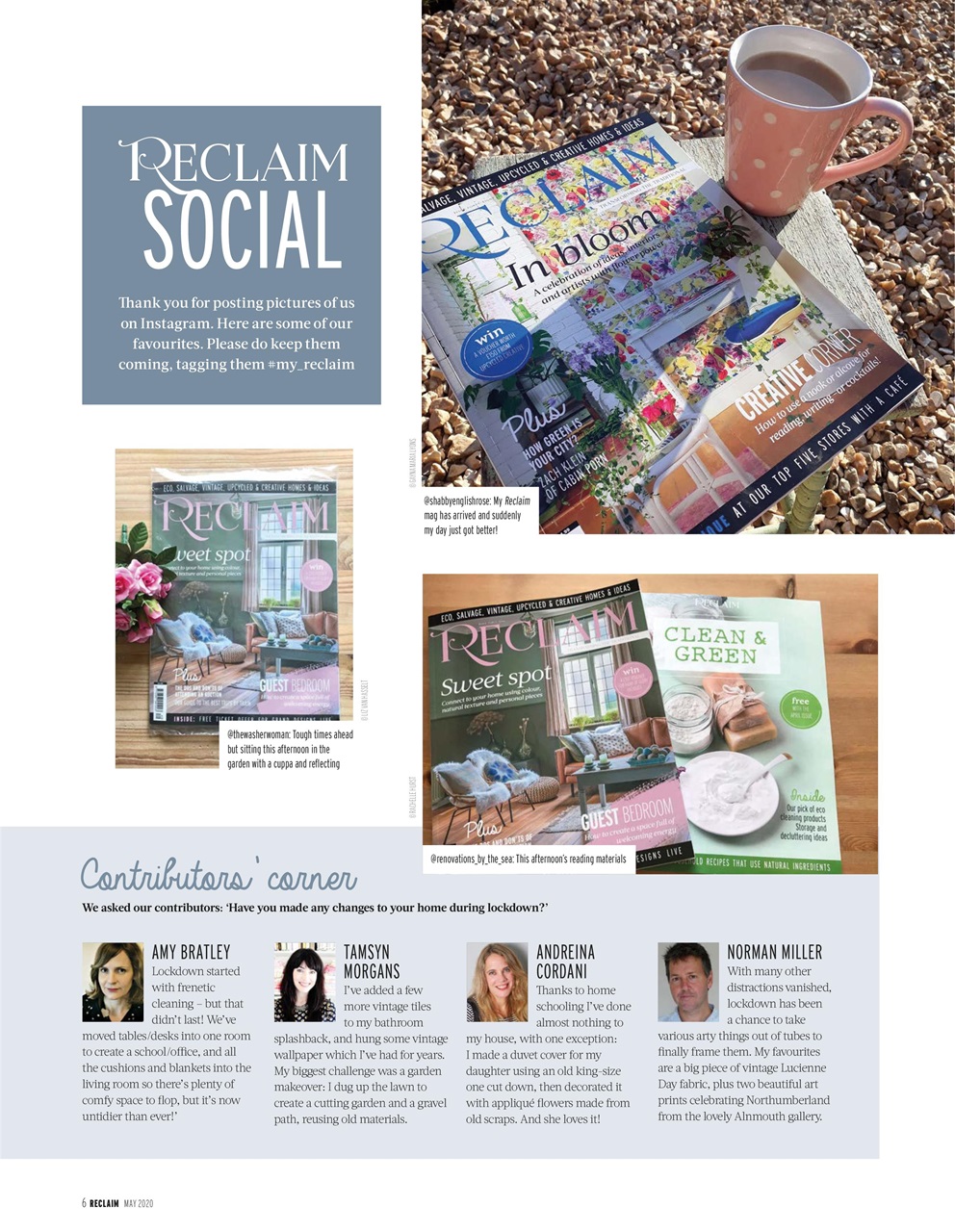 Reclaim Preview Pages