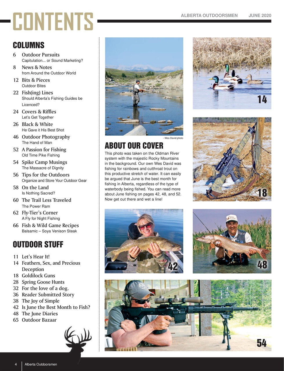 Alberta Outdoors Preview Pages