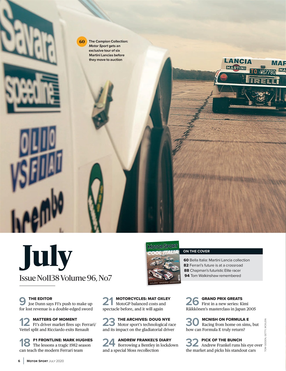 Motor Sport Magazine Preview Pages