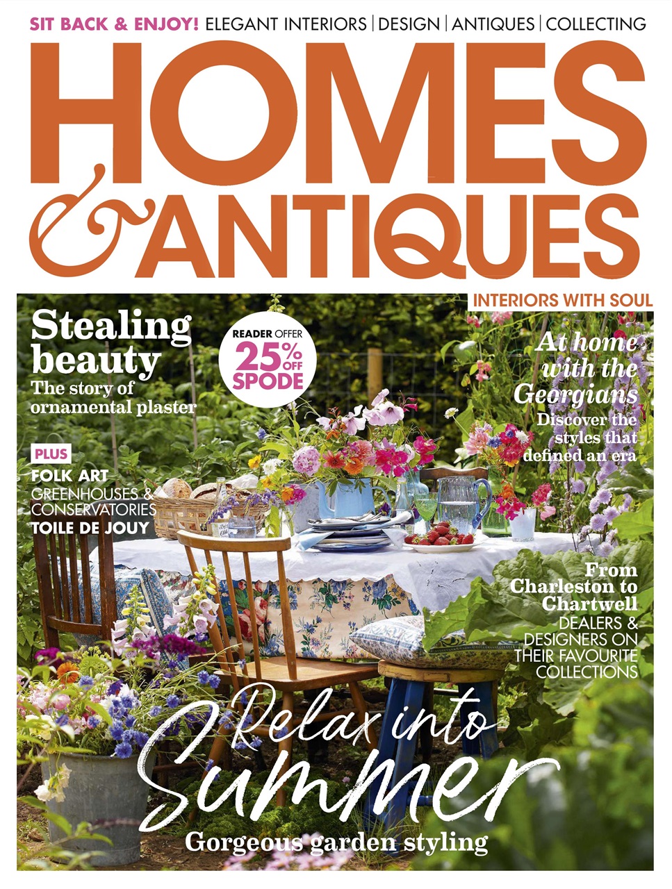 Homes & Antiques Magazine Preview Pages