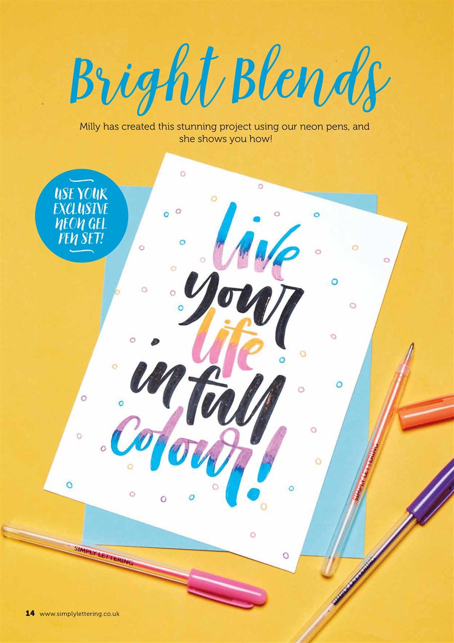 Simply Lettering Preview Pages