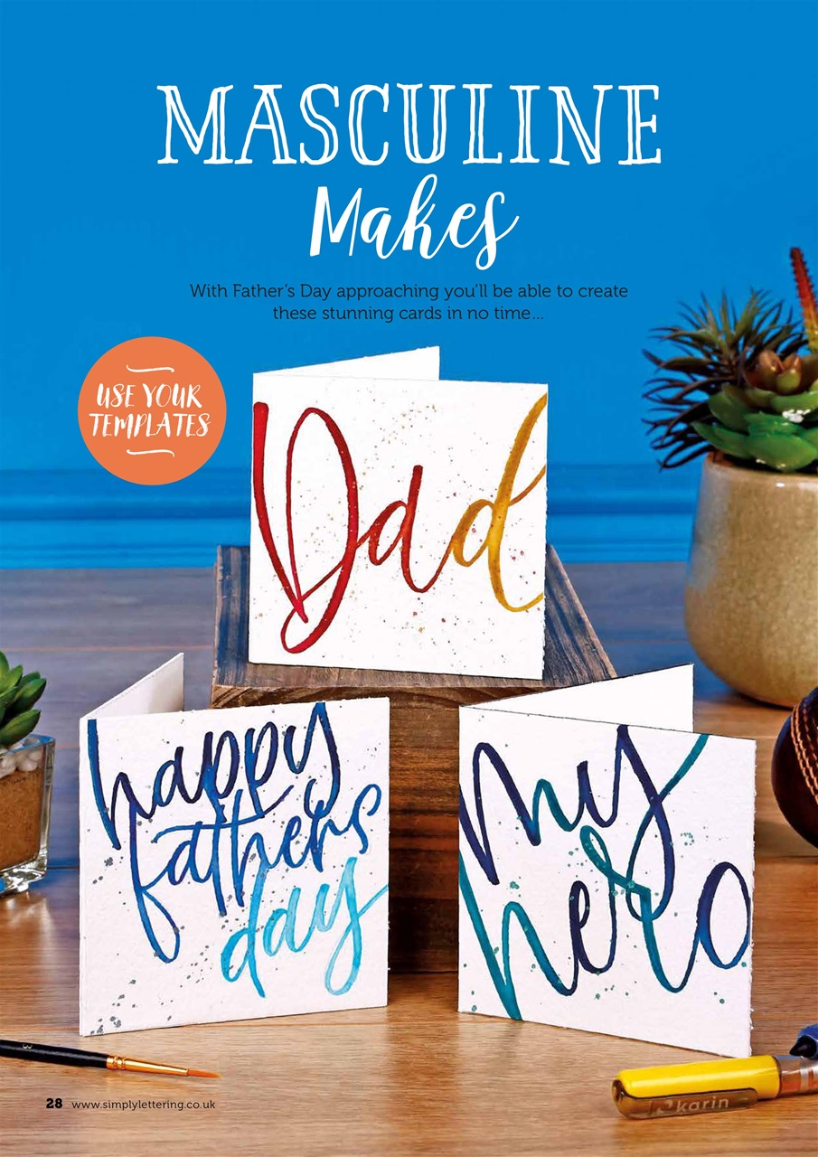 Simply Lettering Preview Pages