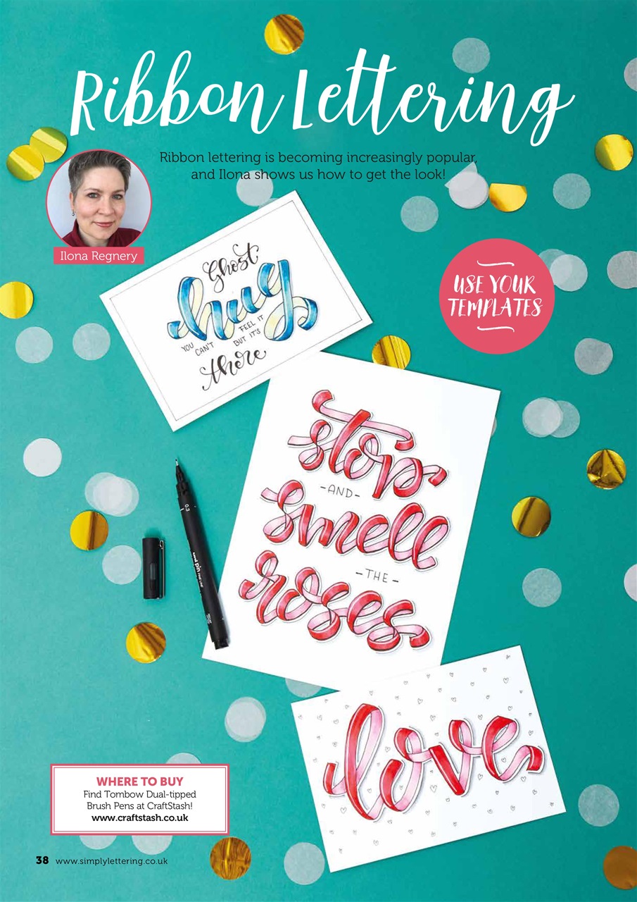 Simply Lettering Preview Pages