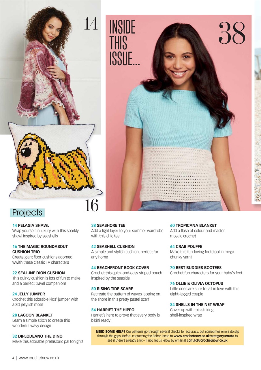 Crochet Now Magazine Preview Pages