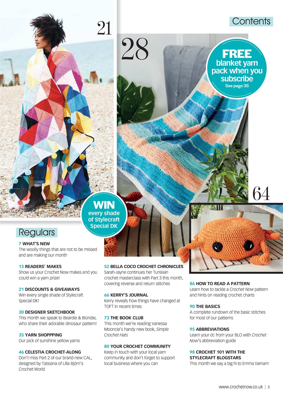 Crochet Now Magazine Preview Pages
