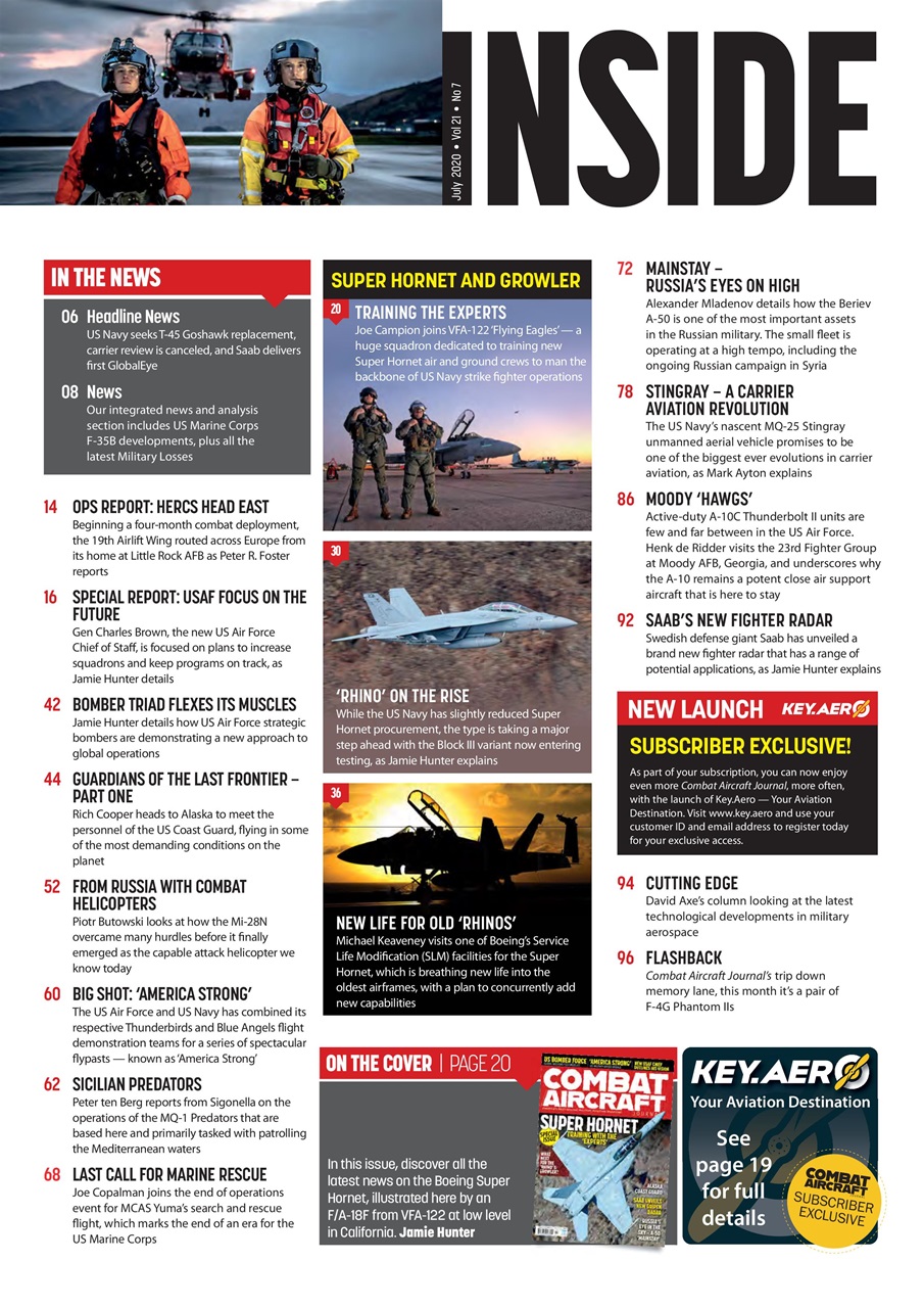 Combat Aircraft Journal Preview Pages