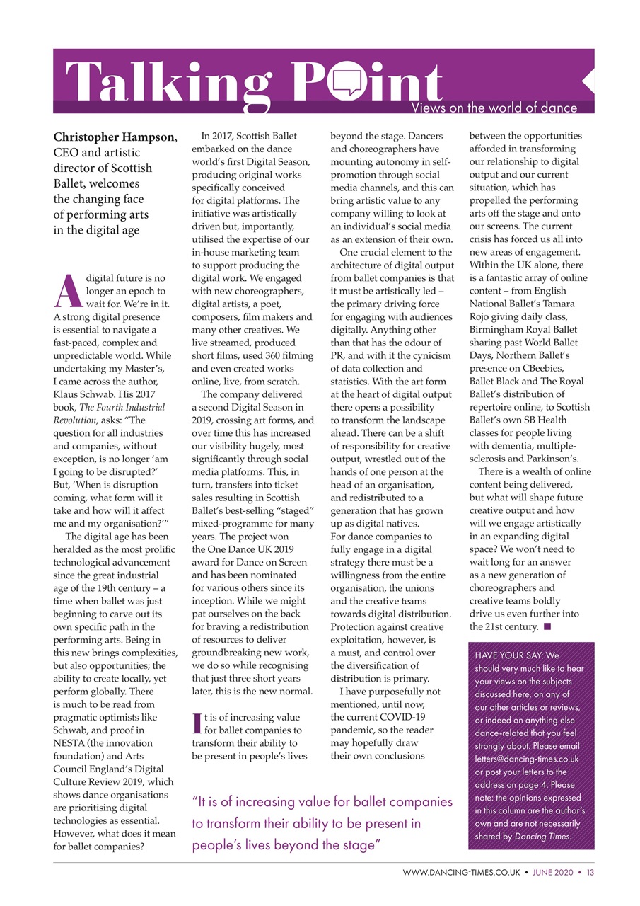 Dancing Times Preview Pages