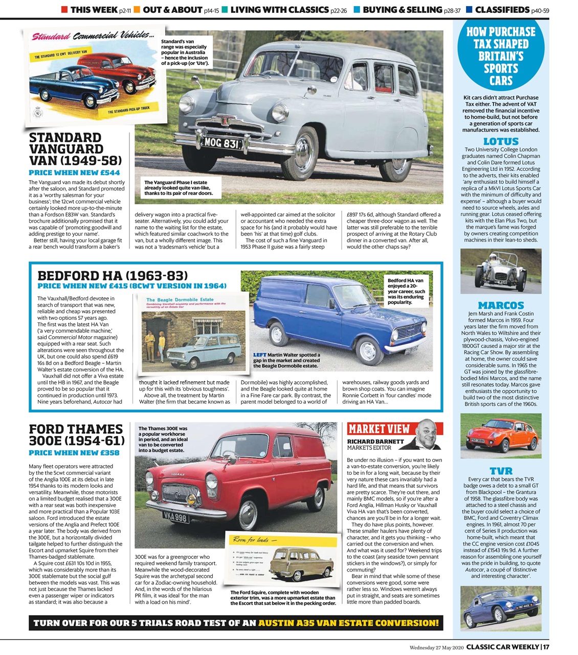 Classic Car Weekly Preview Pages