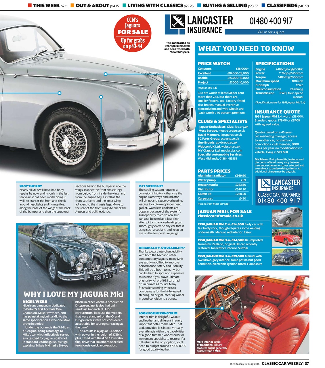 Classic Car Weekly Preview Pages