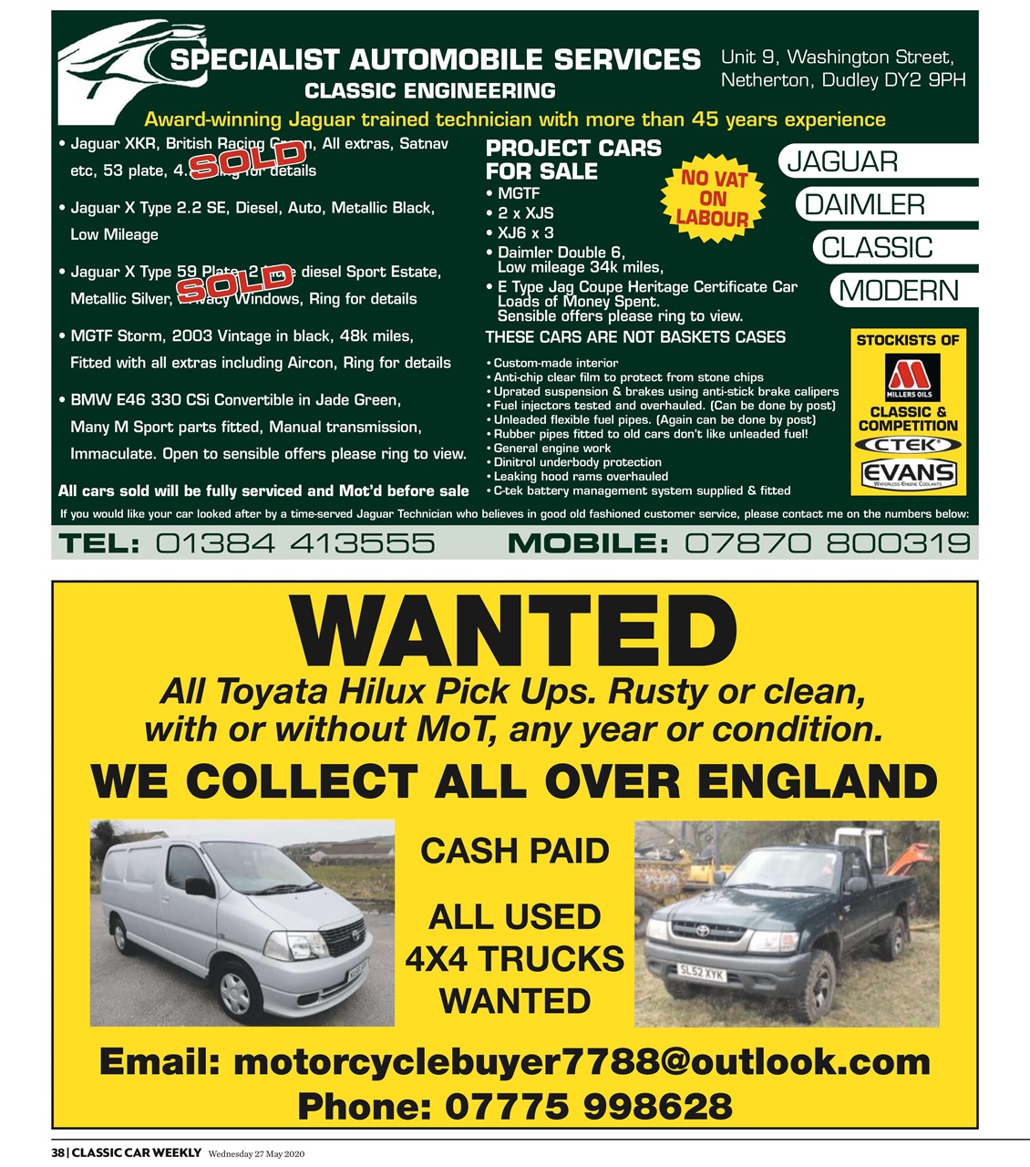 Classic Car Weekly Preview Pages