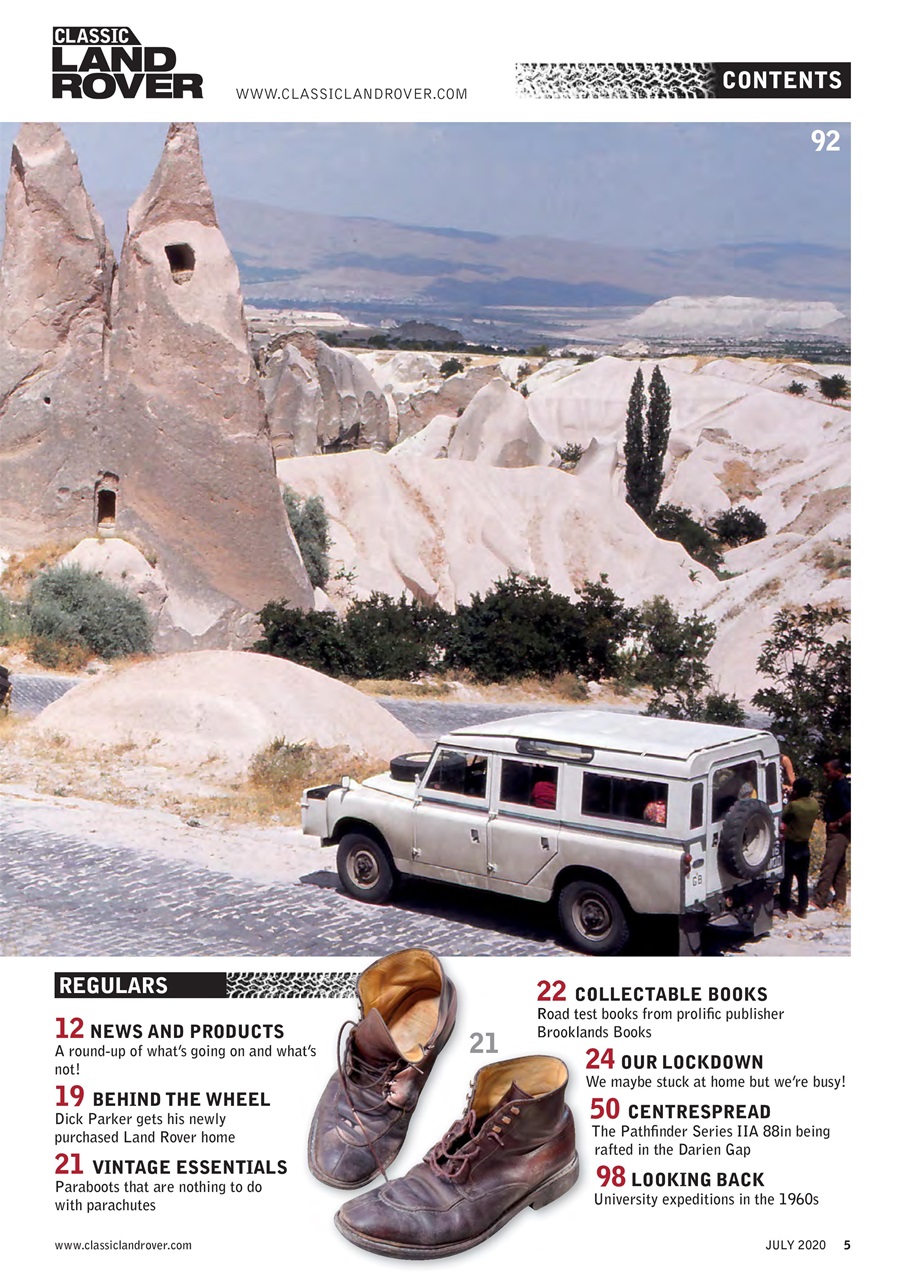 Classic Land Rover Magazine Preview Pages