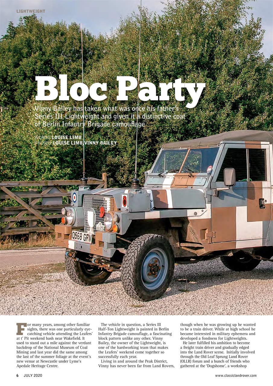 Classic Land Rover Magazine Preview Pages
