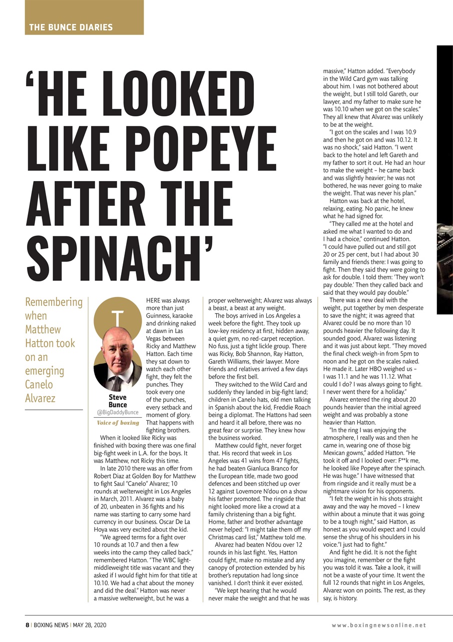 Boxing News Preview Pages
