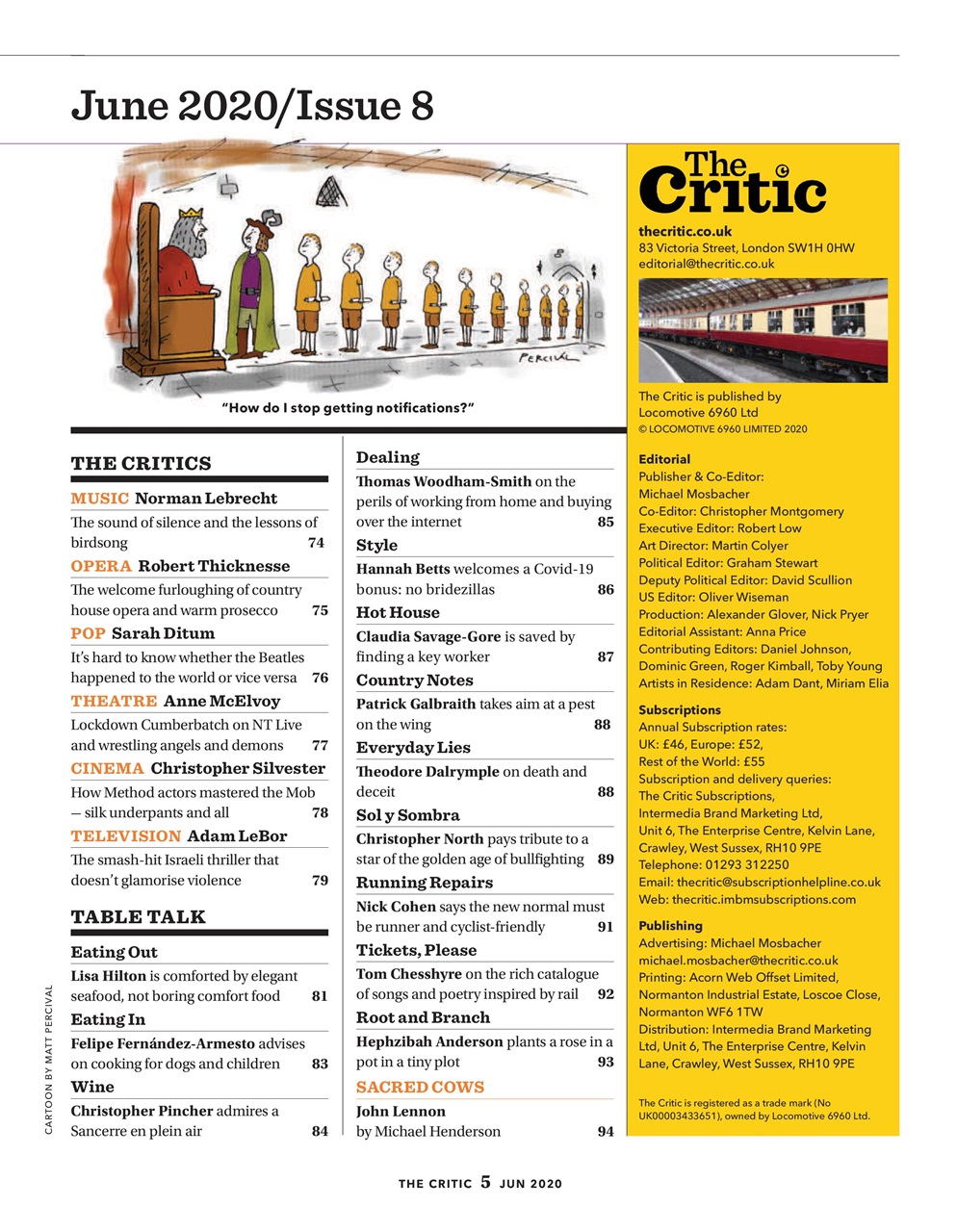 The Critic Preview Pages