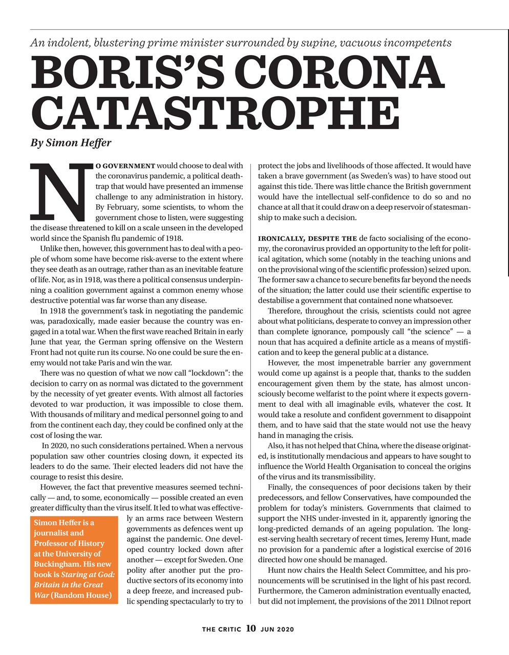 The Critic Preview Pages