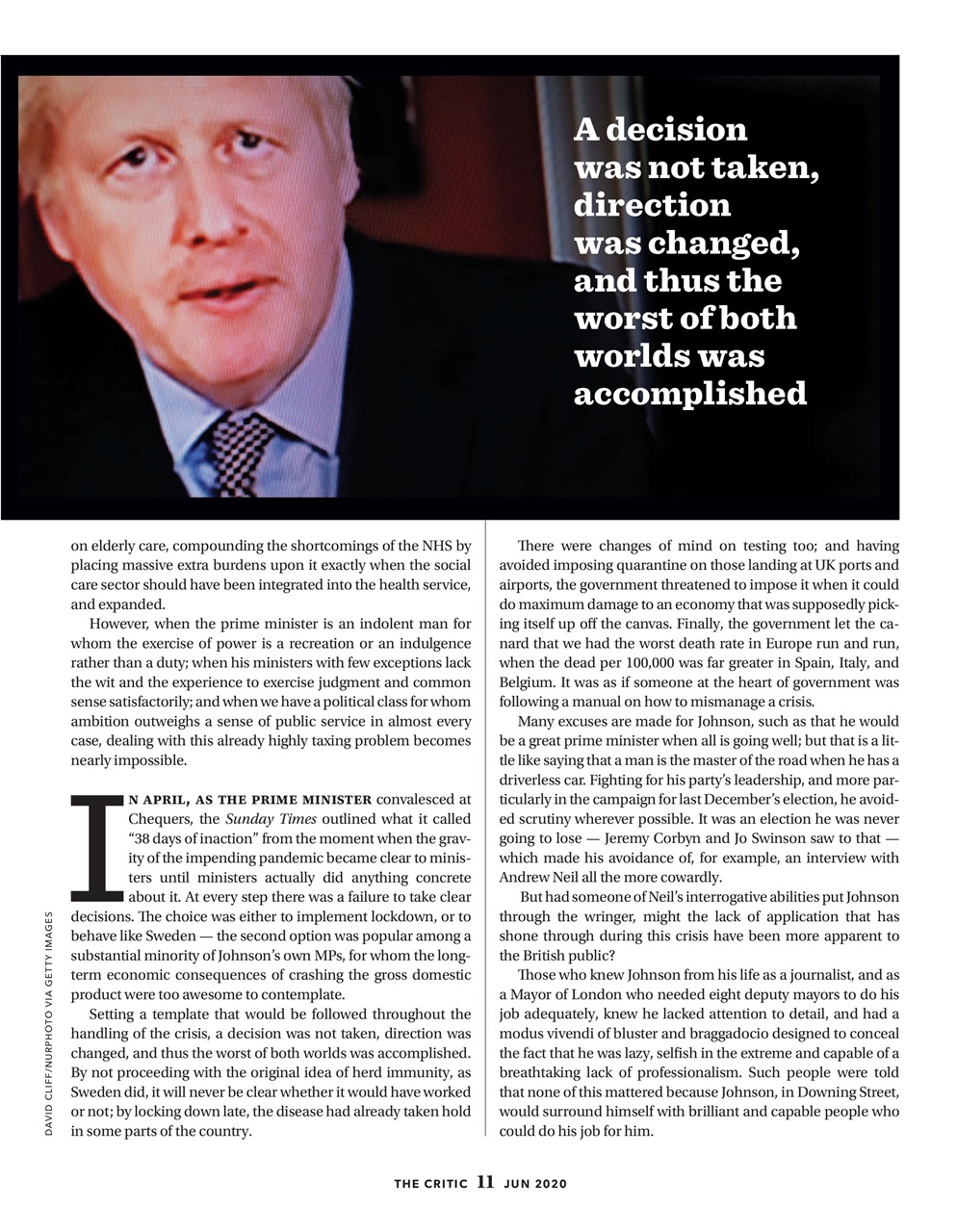 The Critic Preview Pages