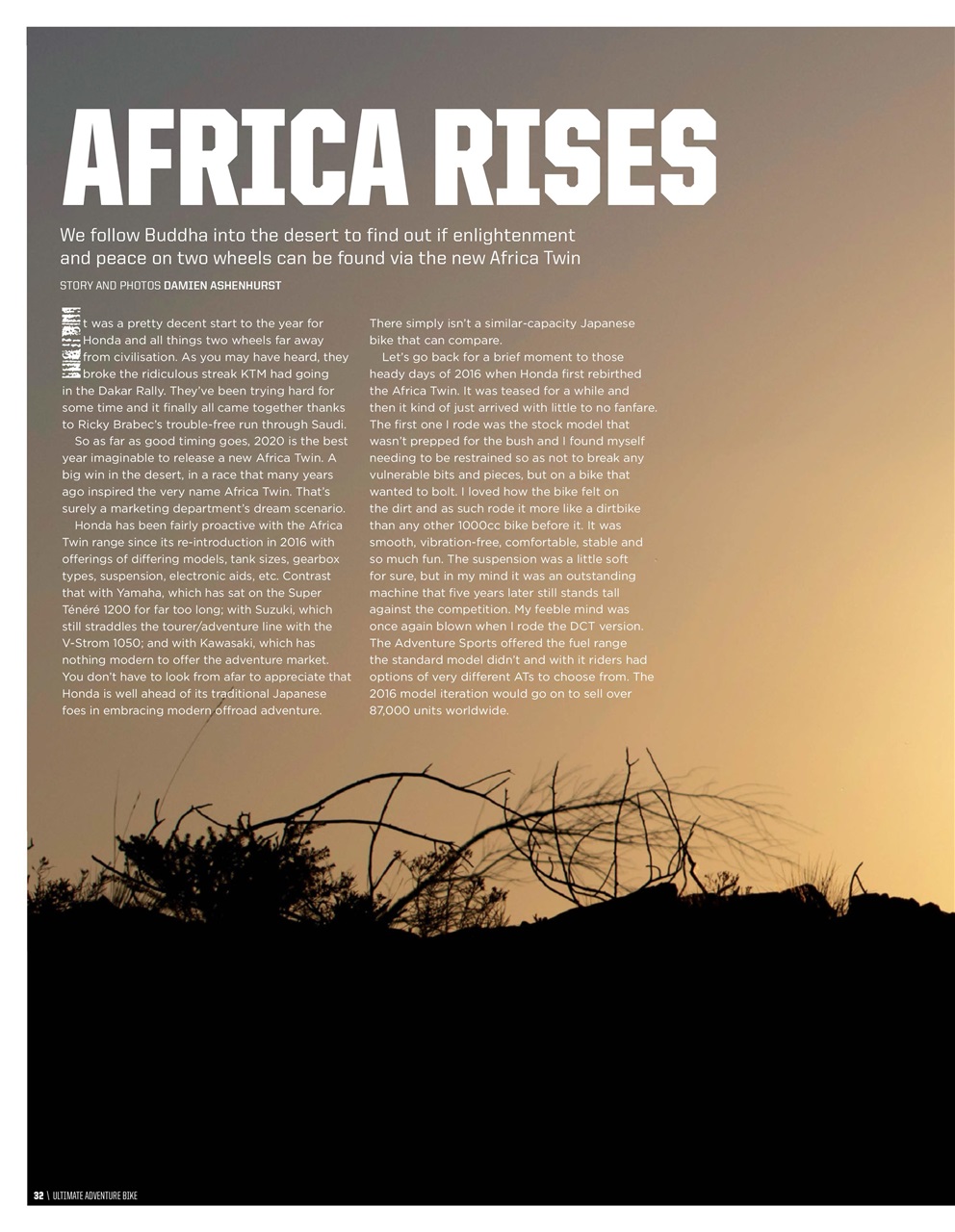 Australian Adventure Bike Preview Pages