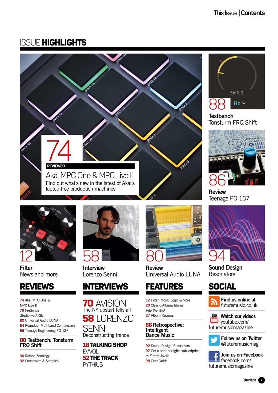Future Music Preview Pages