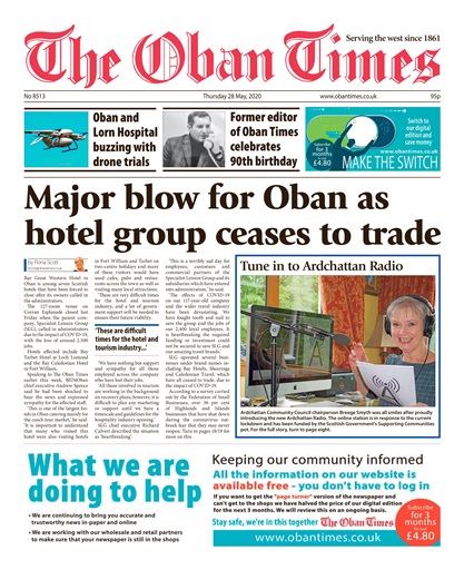 The Oban Times & Lochaber Times issue 