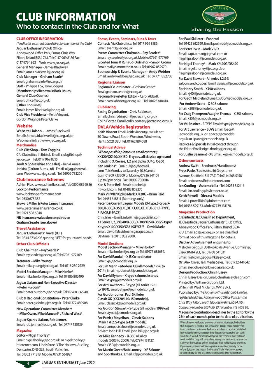 Jaguar Enthusiast Preview Pages