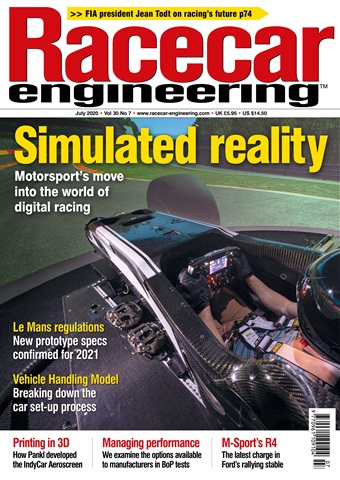 Racecar Engineering issue July 2020