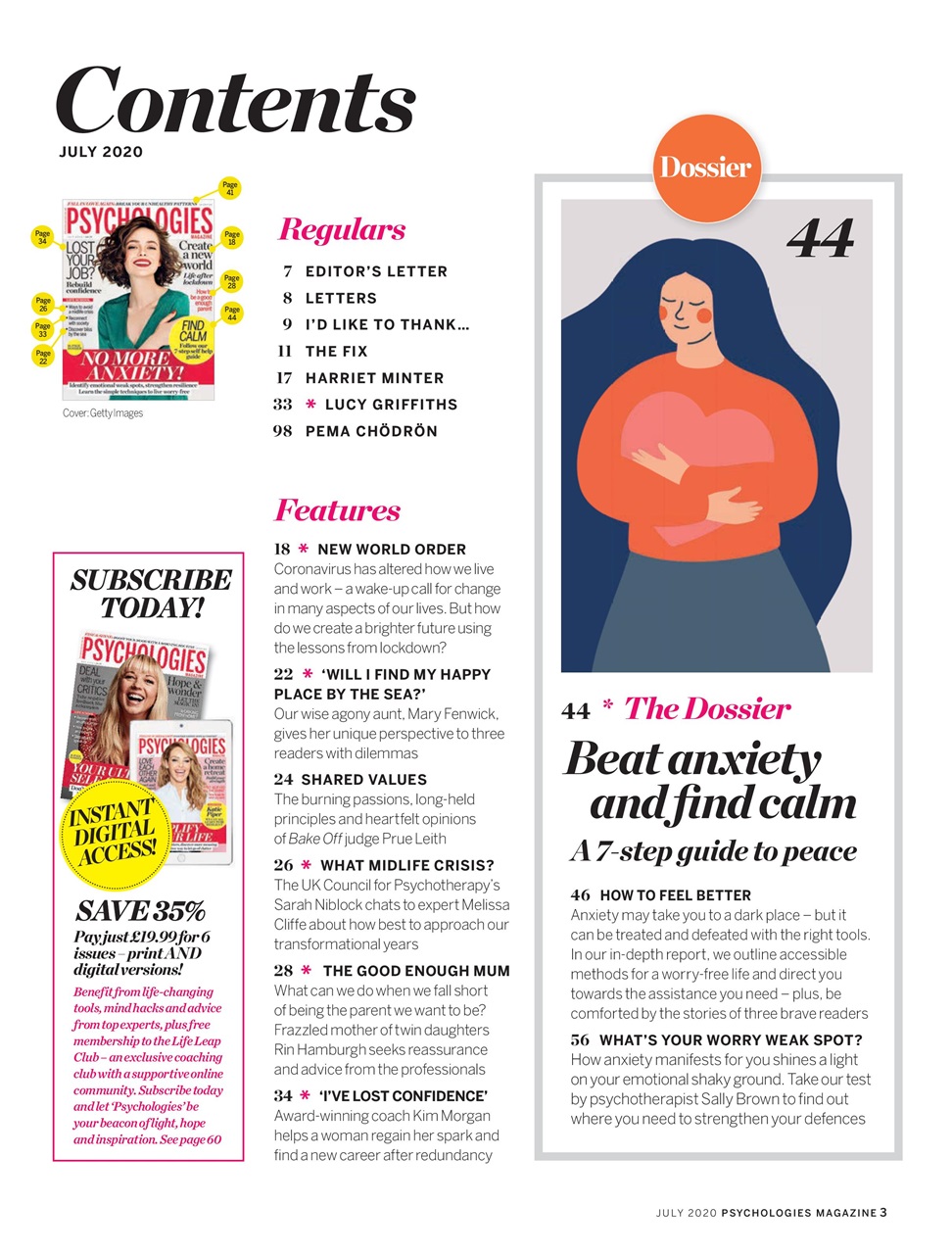 Psychologies Preview Pages
