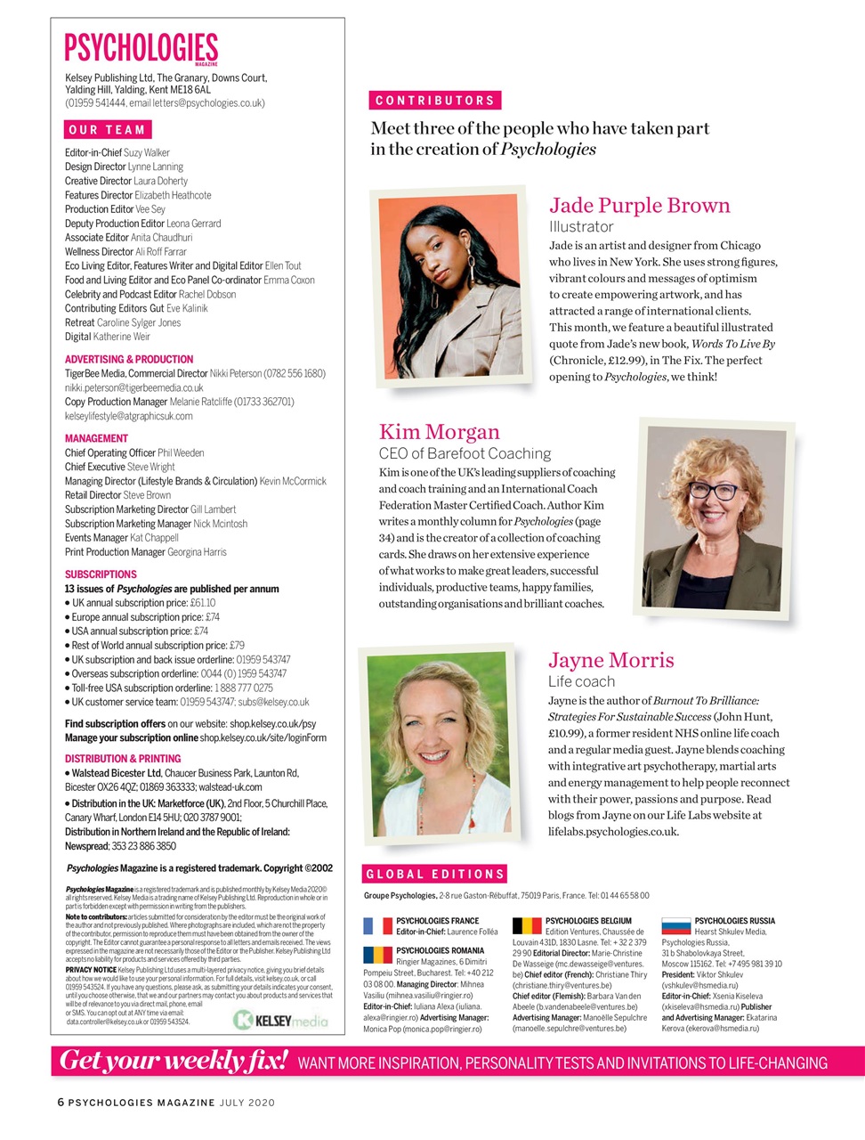 Psychologies Preview Pages