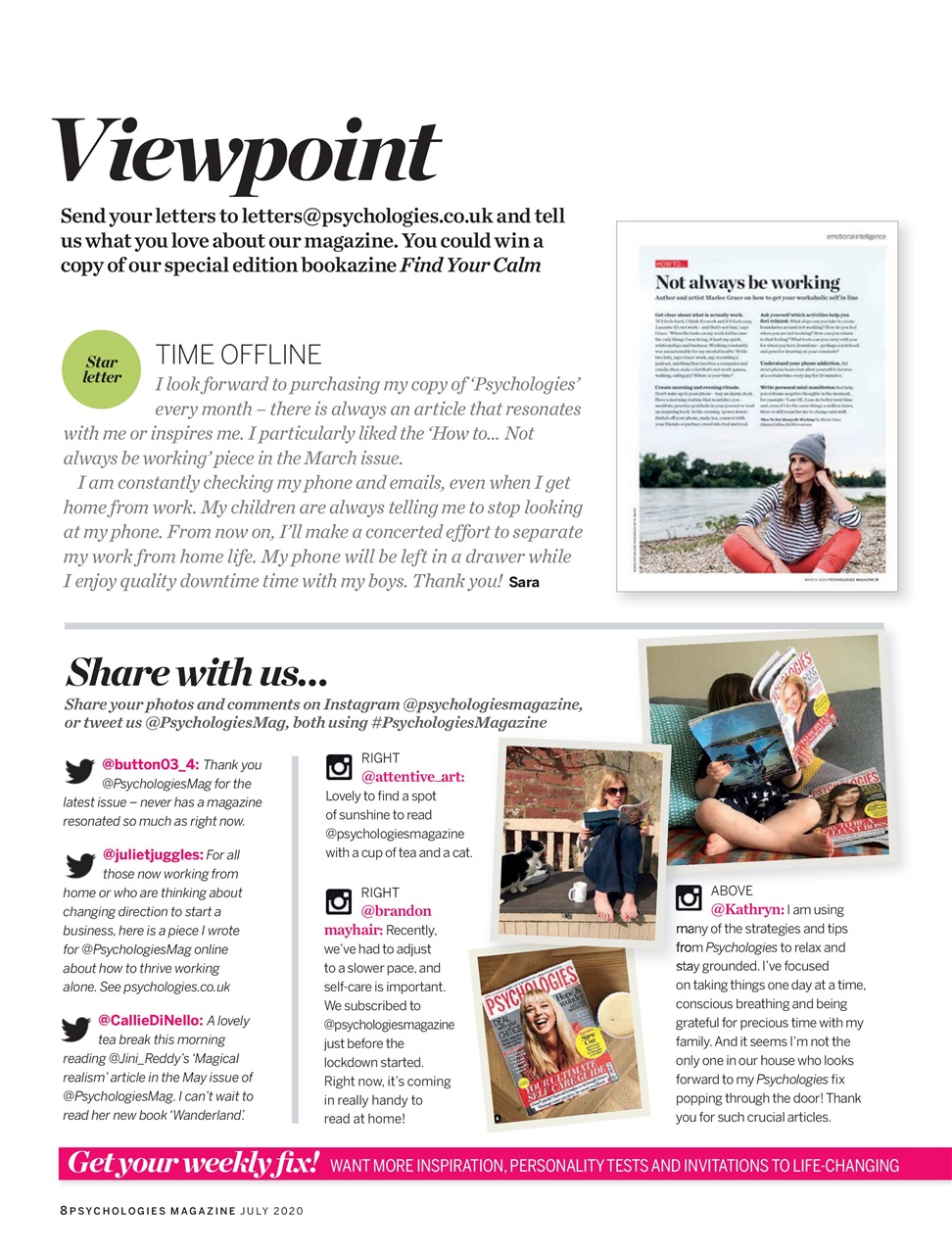 Psychologies Preview Pages