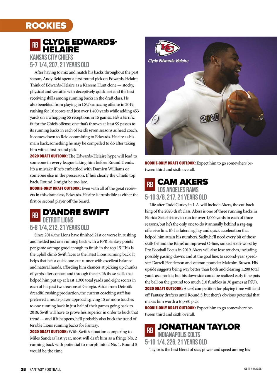 Beckett Football Magazine Preview Pages