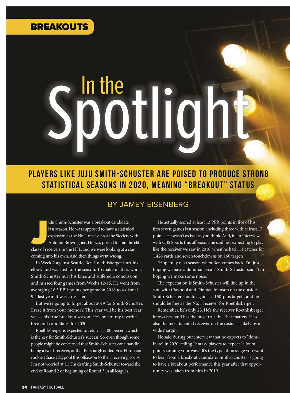 Beckett Football Magazine Preview Pages