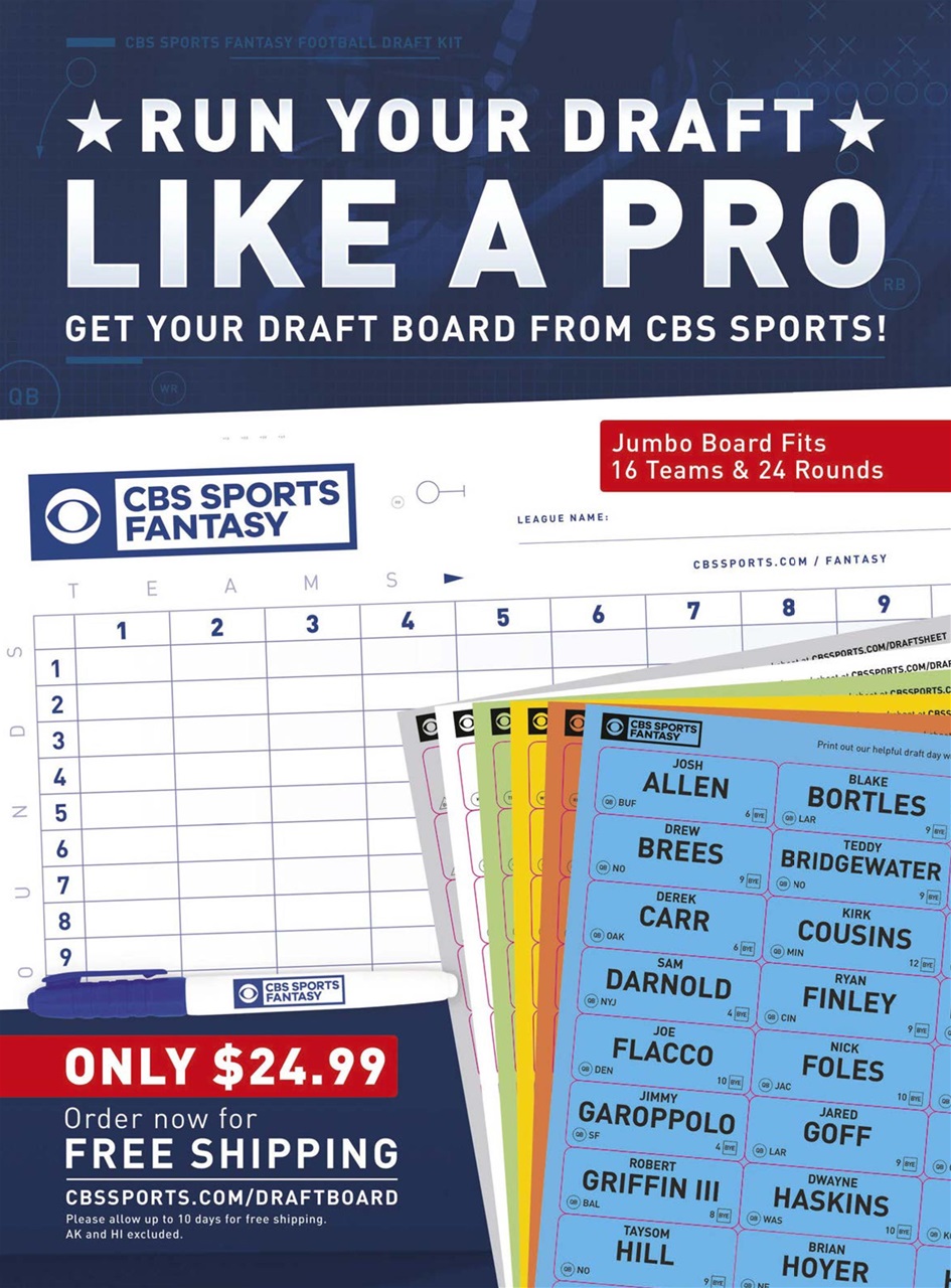 Beckett Football Magazine Preview Pages