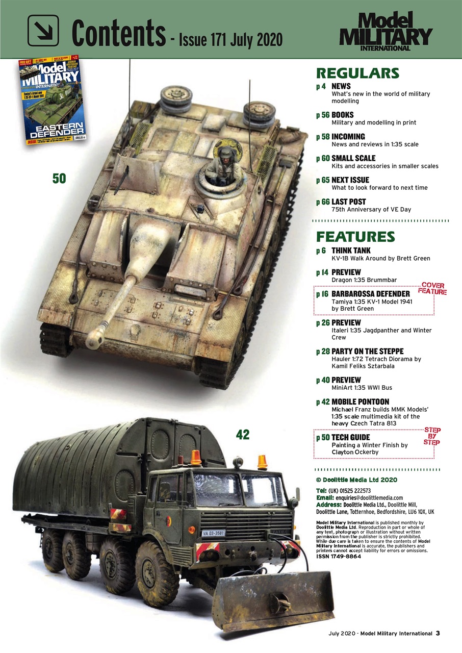 Military Modelling International Magazine Preview Pages