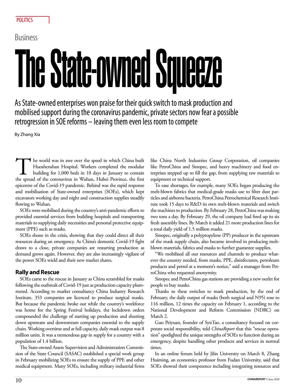 China Report Preview Pages