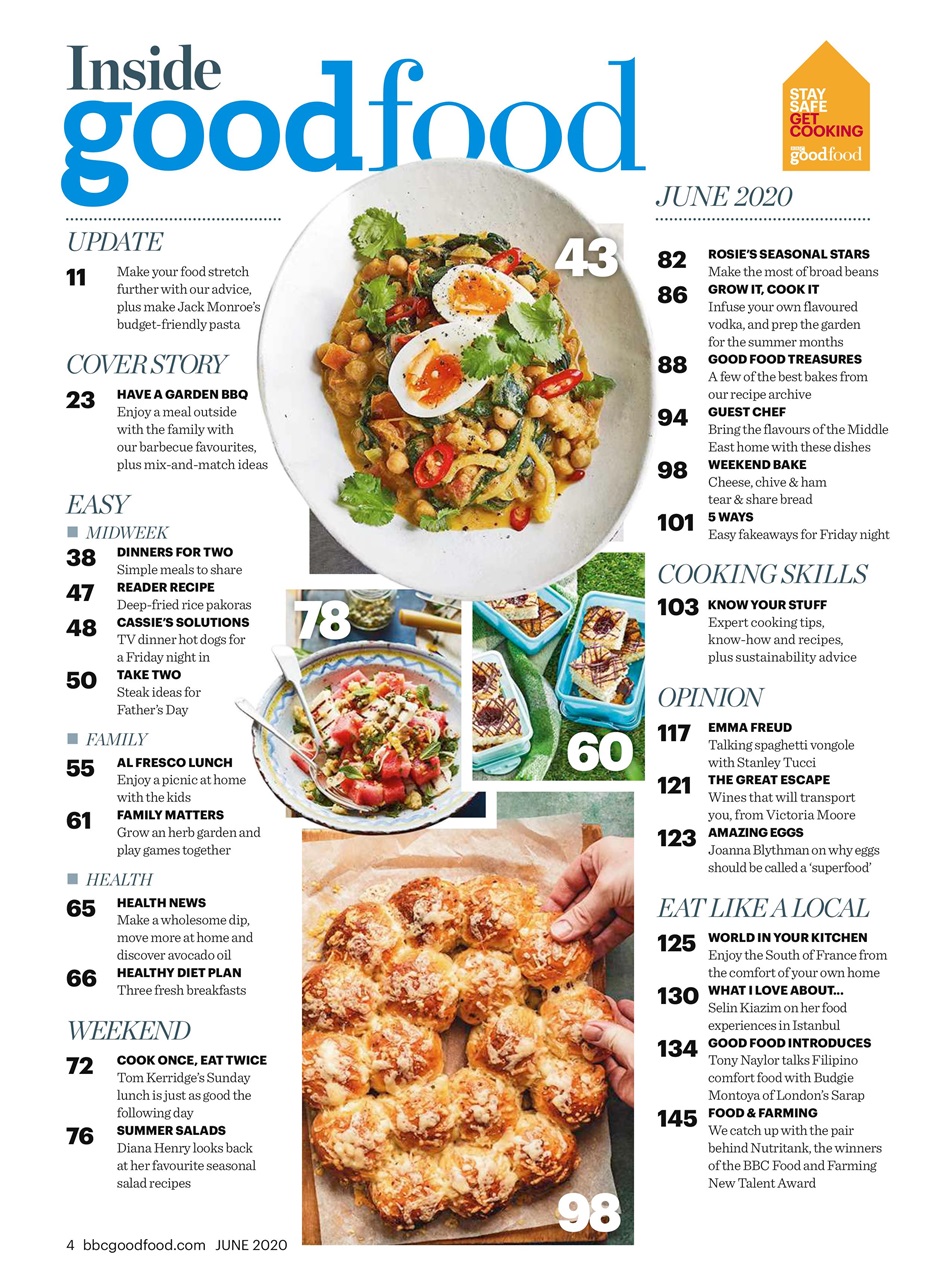 Good Food Magazine Preview Pages