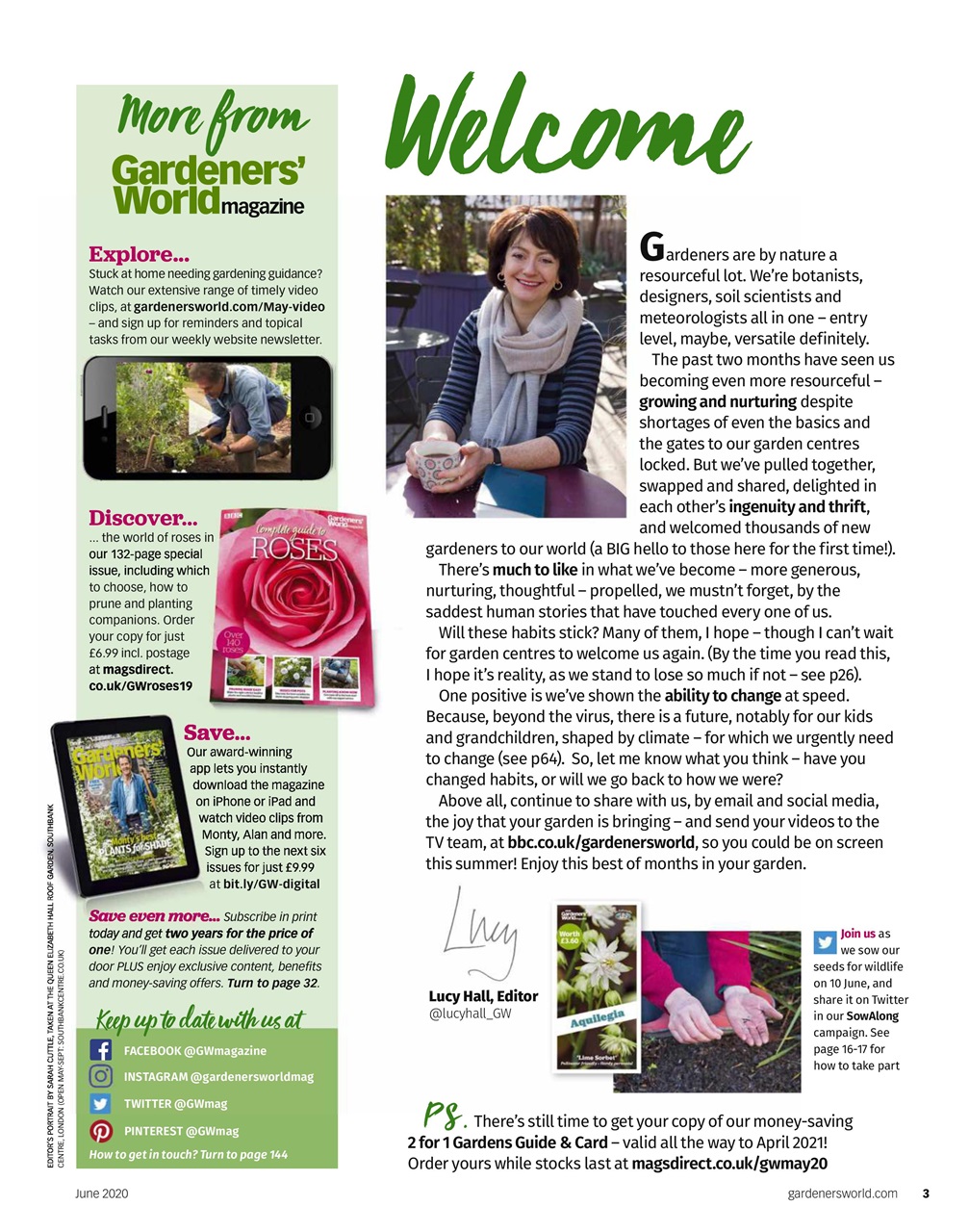 BBC Gardeners’ World Magazine Preview Pages