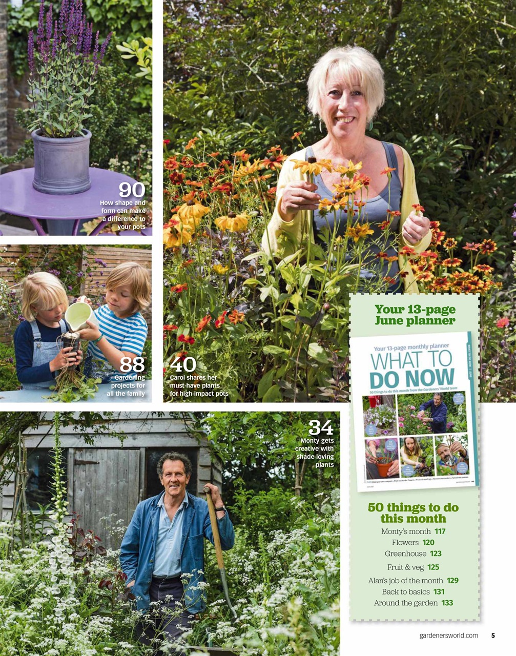 BBC Gardeners’ World Magazine Preview Pages
