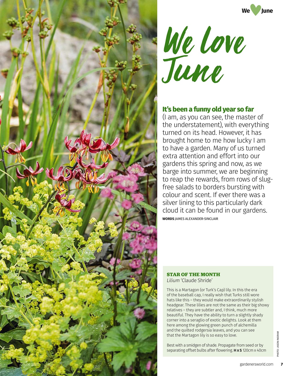 BBC Gardeners’ World Magazine Preview Pages