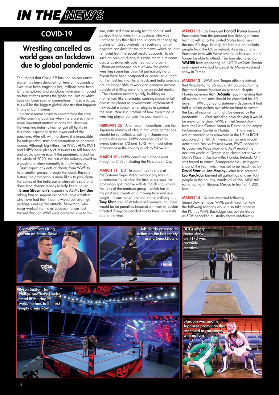 Wrestletalk Magazine Preview Pages