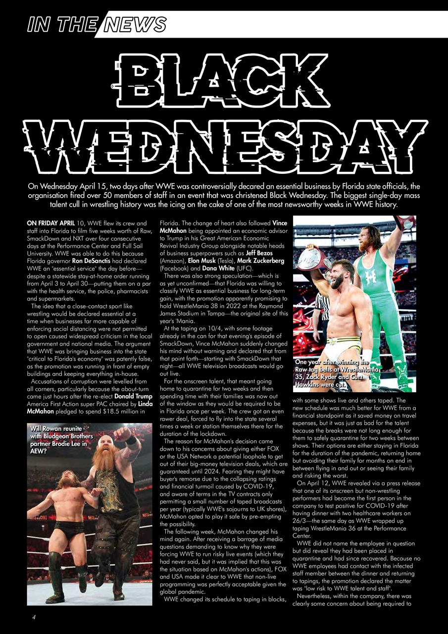 Wrestletalk Magazine Preview Pages