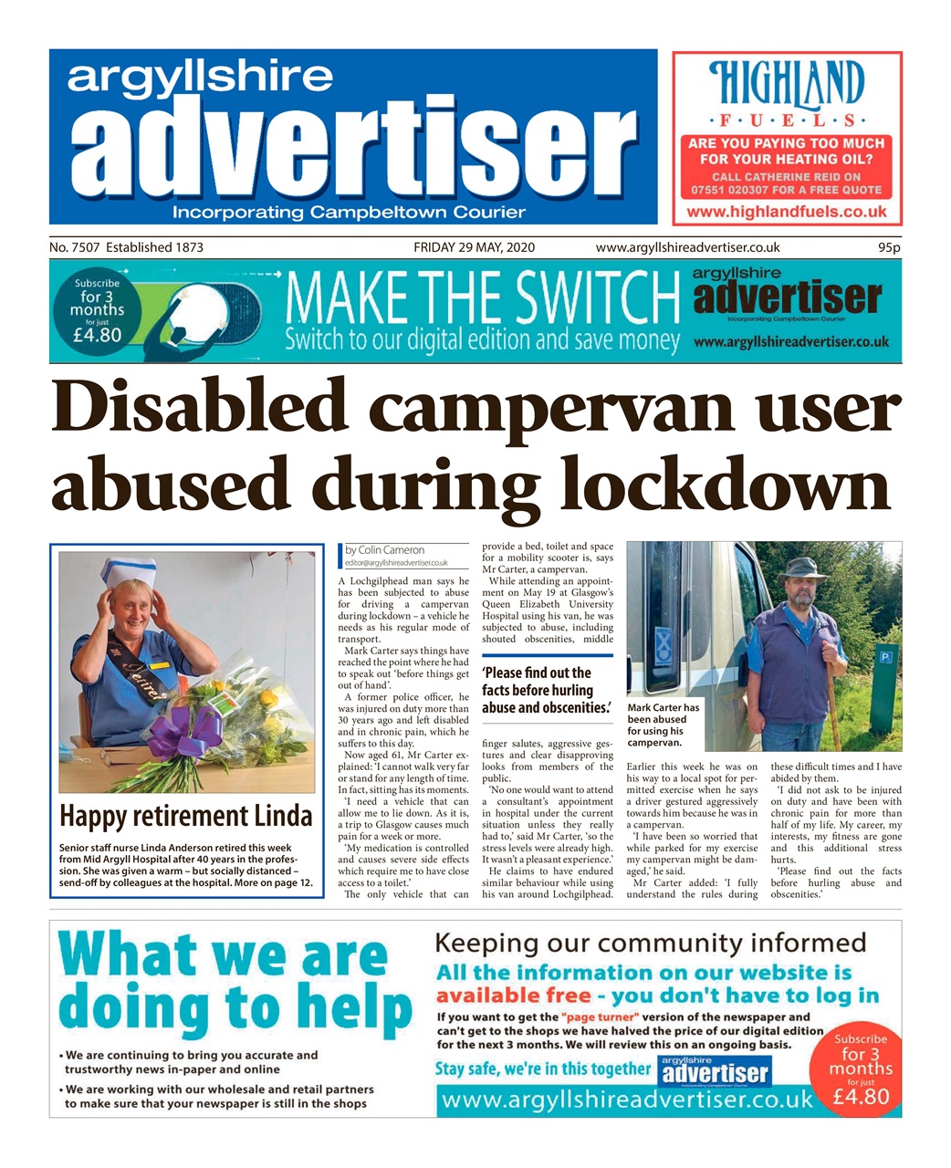 Argyllshire Advertiser Preview Pages