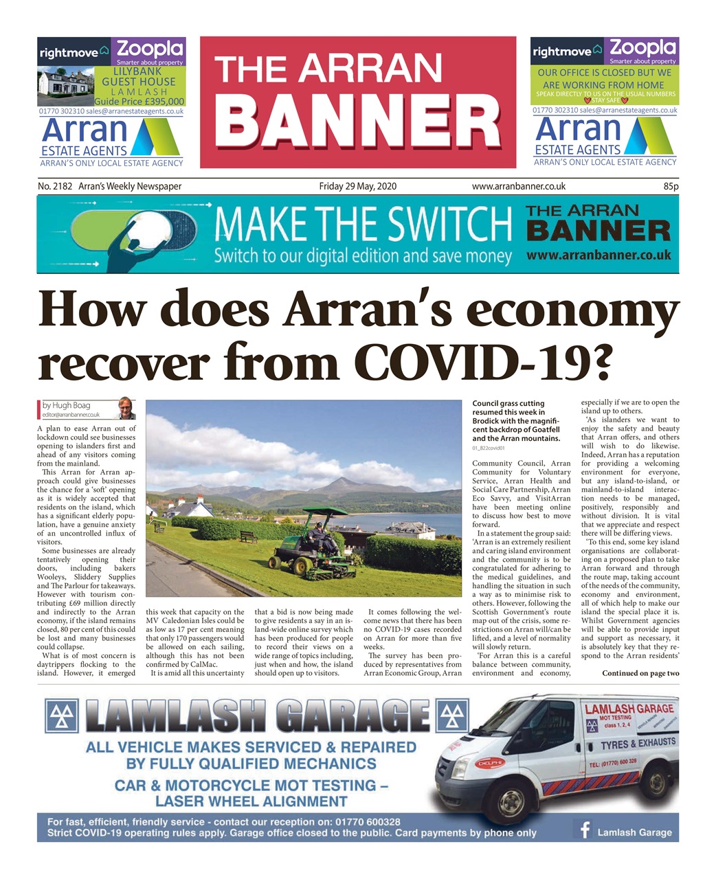 Arran Banner Preview Pages