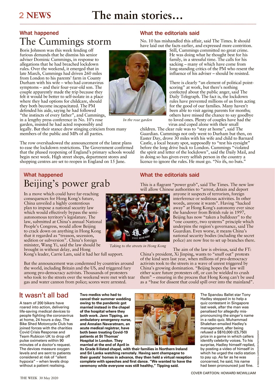 The Week Preview Pages