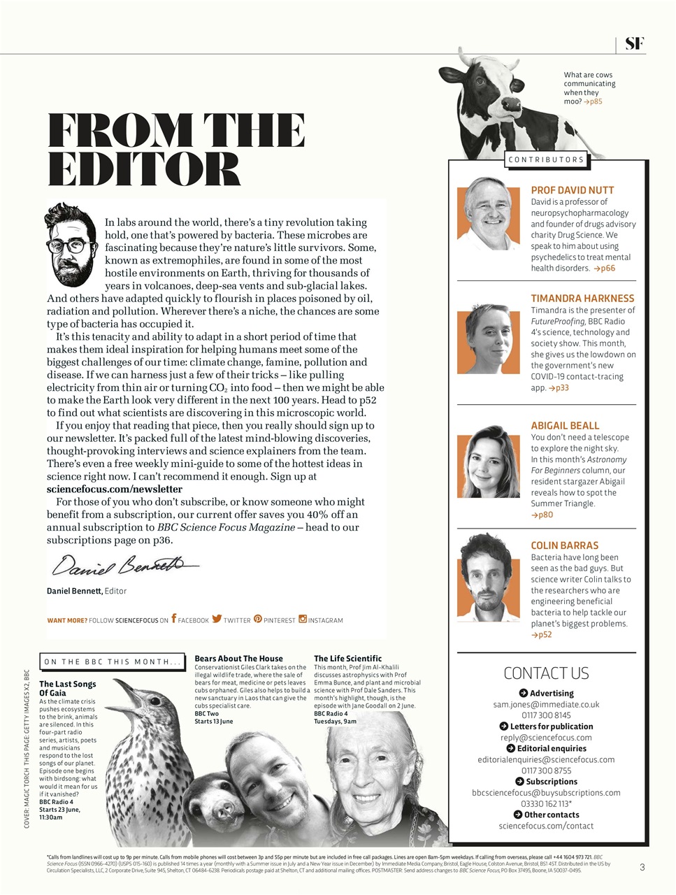 BBC Science Focus Magazine Preview Pages